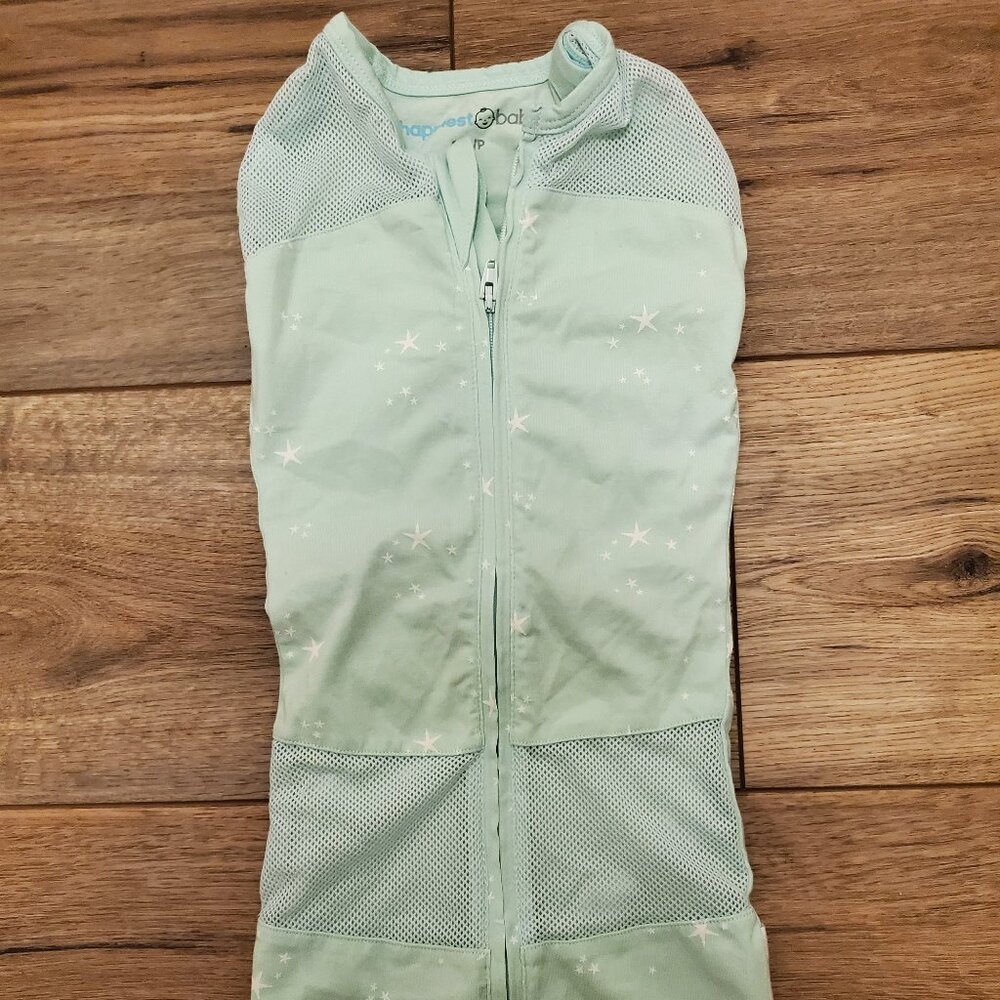 Organic cotton - Happiest Baby Sleepea 5-Second Swaddles (2) and Babysoy Footie